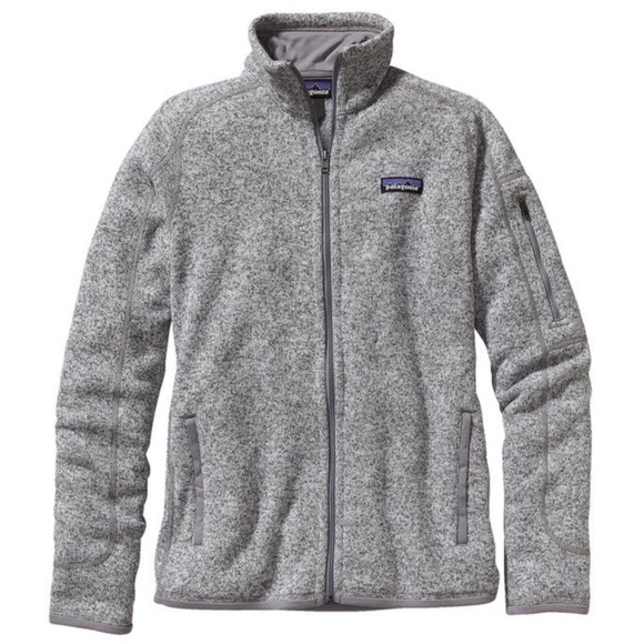 Patagonia Jackets & Blazers - NWOT Patagonia Better Sweater Full Zip Birch White